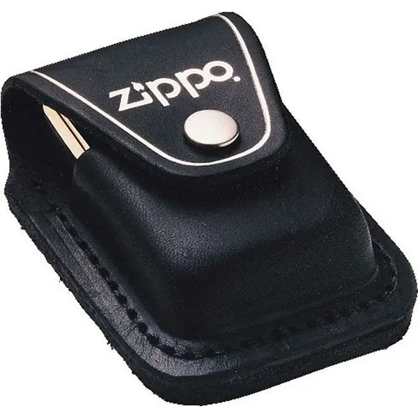 Zippo Black Lighter Pouch – Durable Nylon Carry Sleeve