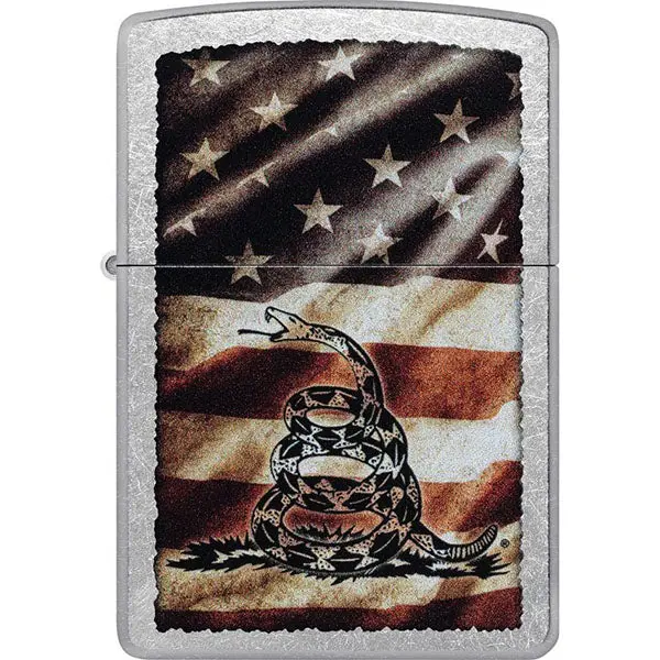 Zippo Don’t Tread On Me Flag II Pocket Lighter