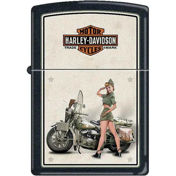 Zippo Harley-Davidson Army Pinup Lighter – Limited Edition Engraved Lighter