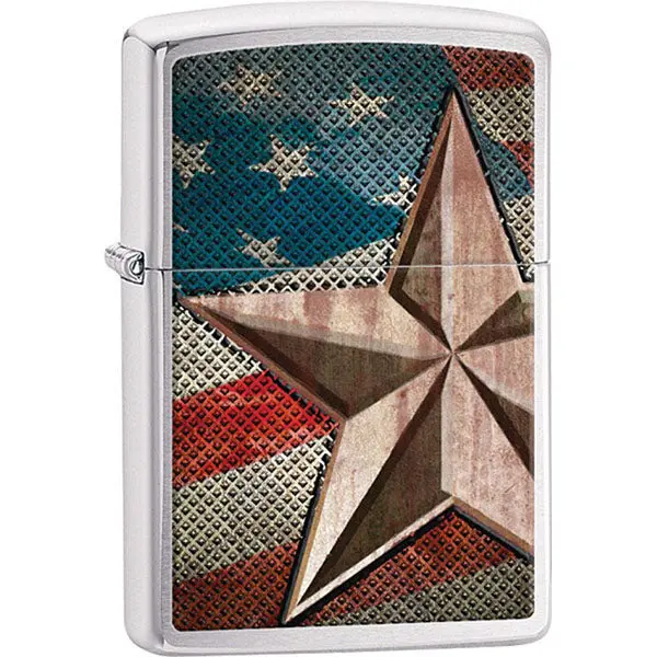 Zippo Retro Star Lighter – Nostalgic Engraved Windproof Lighter