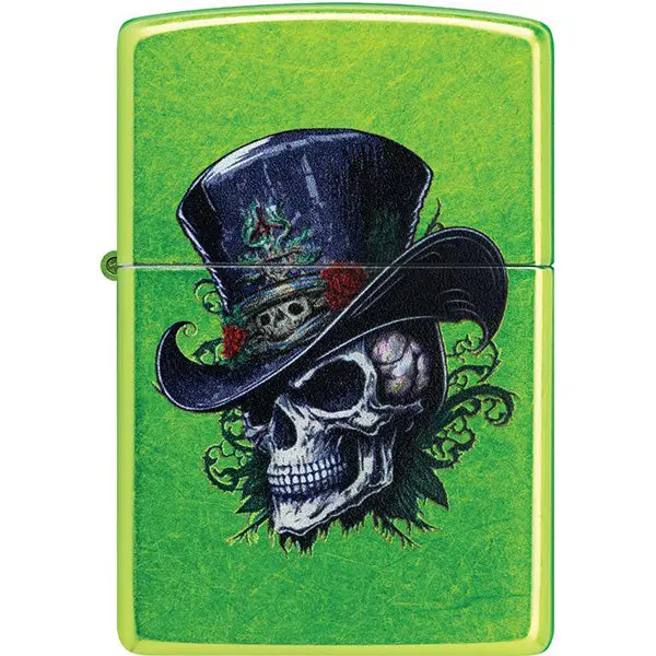 Zippo Steampunk Skull Lighter – Detailed Metallic Design