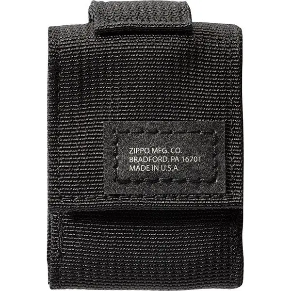 Zippo Tactical Black Lighter Pouch – Heavy-Duty Nylon Carry Case