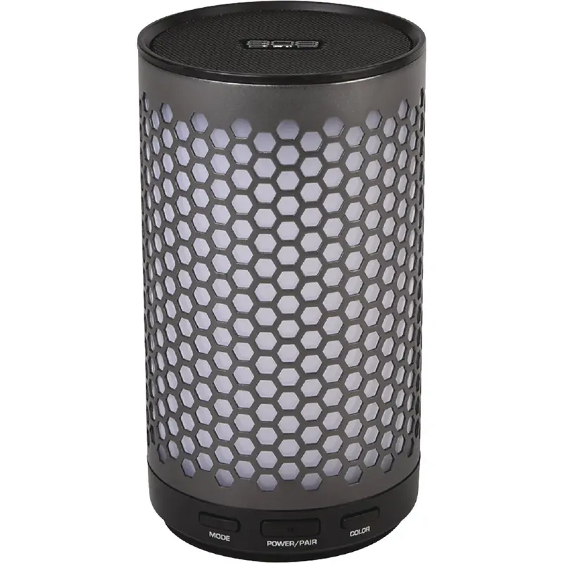 808 Canz Glo Wireless Bluetooth Speaker – Gunmetal Gray Portable Audio Device 1