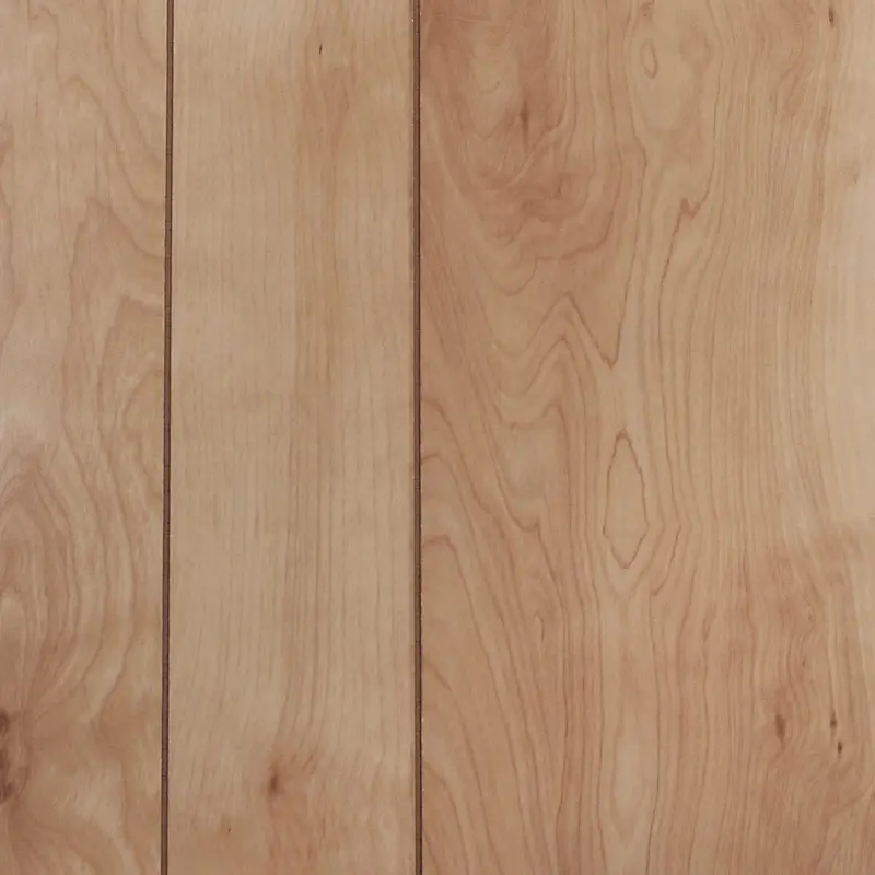 American Birch Wall Paneling – 4' × 8' × 1/8", Random Groove Subway Profile 1