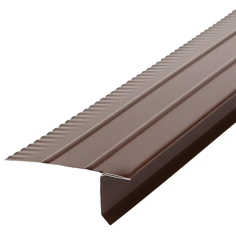 Amerimax F5M Brown Aluminum Drip Edge Flashing For Roofing Applications 1