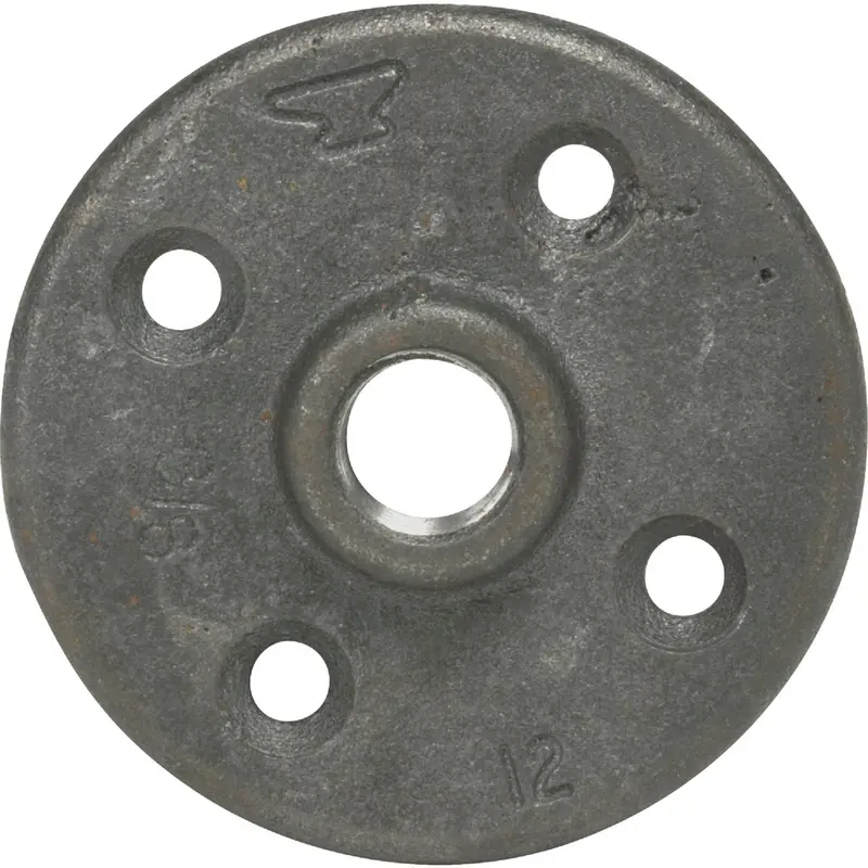Anvil Black Iron Floor Flange – 3/4 In Pipe Size × 3-3/8 In Diameter 1