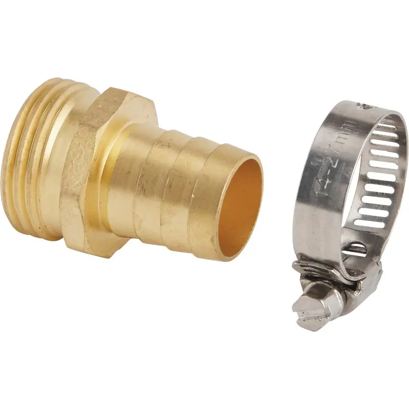 Best Garden Brass Hose End Coupling – 3/4 In. Male Thread, Repair-Friendly Design 1