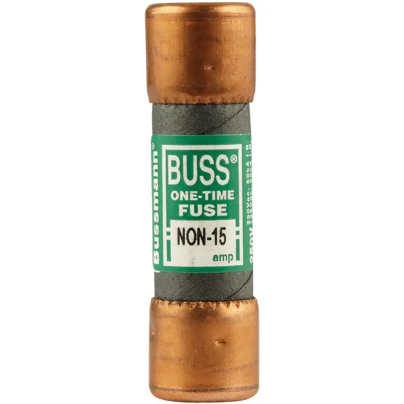 Bussmann 15-Amp Non-Renewable Cartridge Fuse – General Purpose Use 1