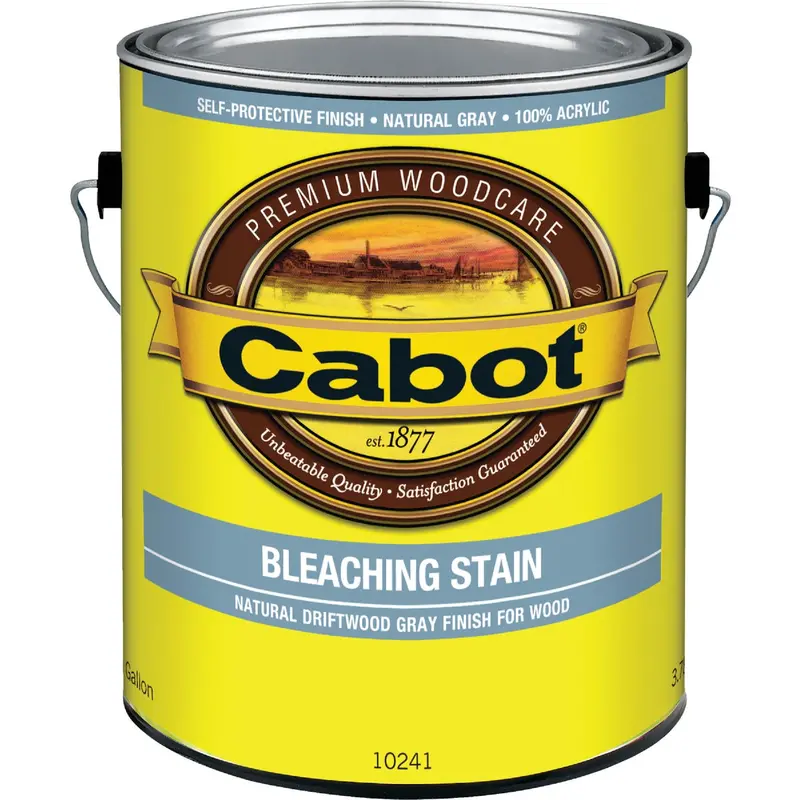 Cabot Weathered Driftwood Gray Exterior Bleaching Stain – 1 Gallon 1