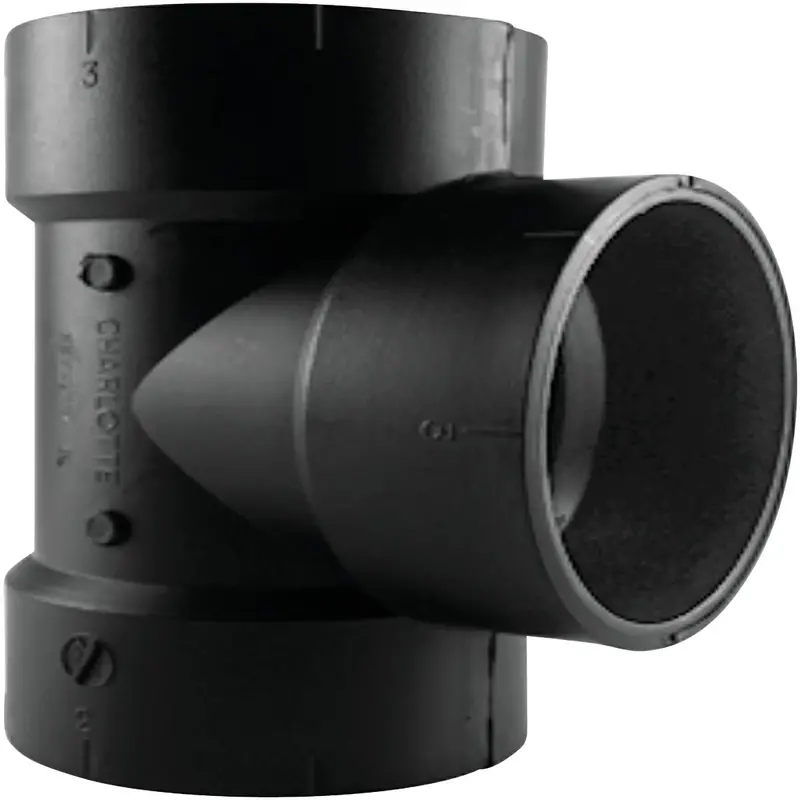 Charlotte Pipe Abs Waste & Vent Tee – 3" Hub X Hub X Hub 1