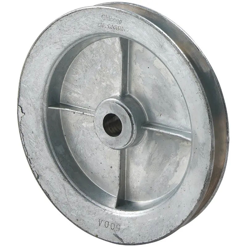 Chicago Die Casting Single-Groove Pulley – 5 In. Diameter × 1/2 In. Width 1