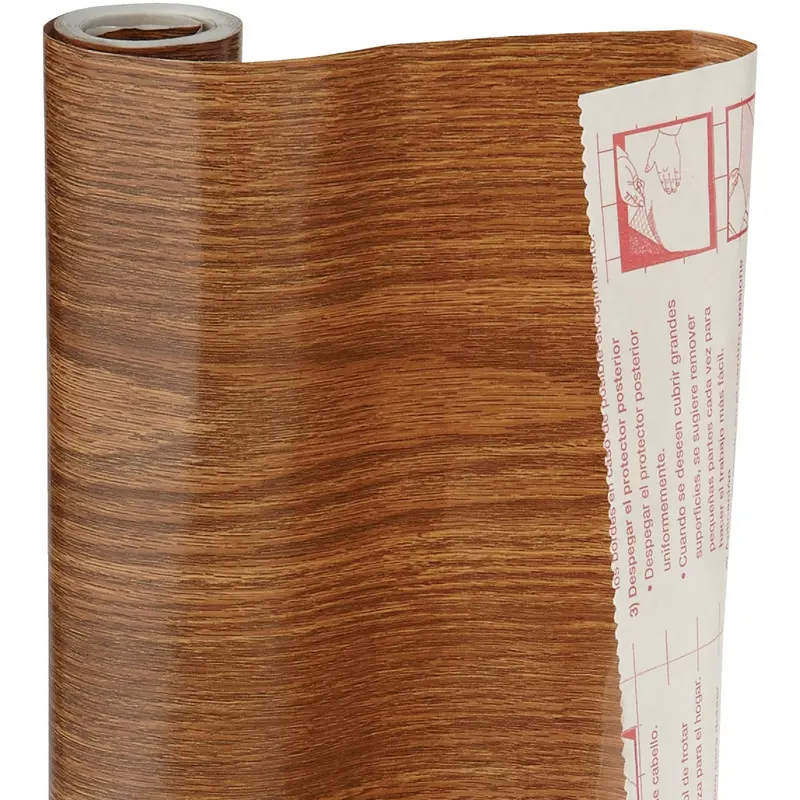 Con-Tact Creative Honey Oak Self-Adhesive Shelf Liner – 18-Inch By 15-Foot Roll 1