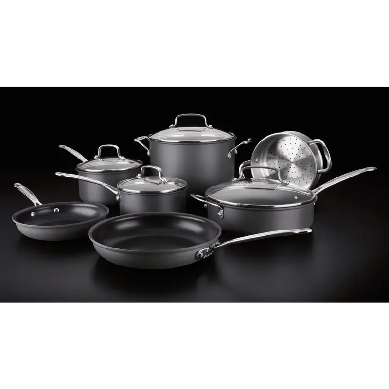 Cuisinart Chef’S Classic Anodized Nonstick Cookware Set – 11-Piece Professional Kitchen Collection 1
