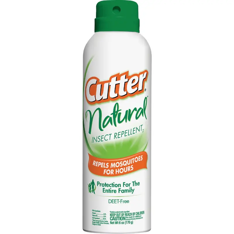 Cutter Natural Insect Repellent Aerosol – 6 Oz, Deet-Free Formula 1