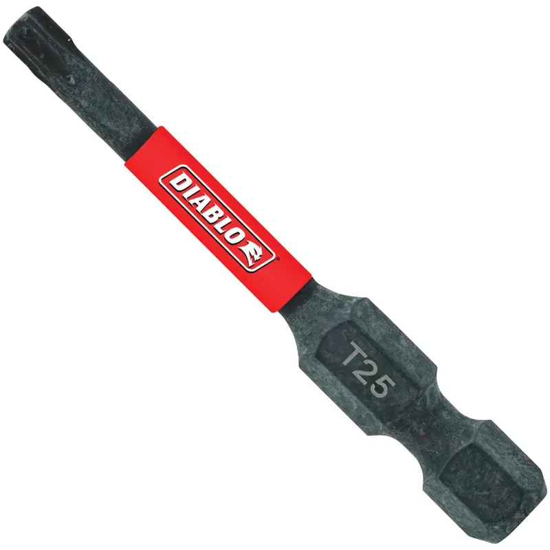 Diablo T25 Torx Impact Screwdriver Bits – 2" Industrial-Grade (100-Pack) 1