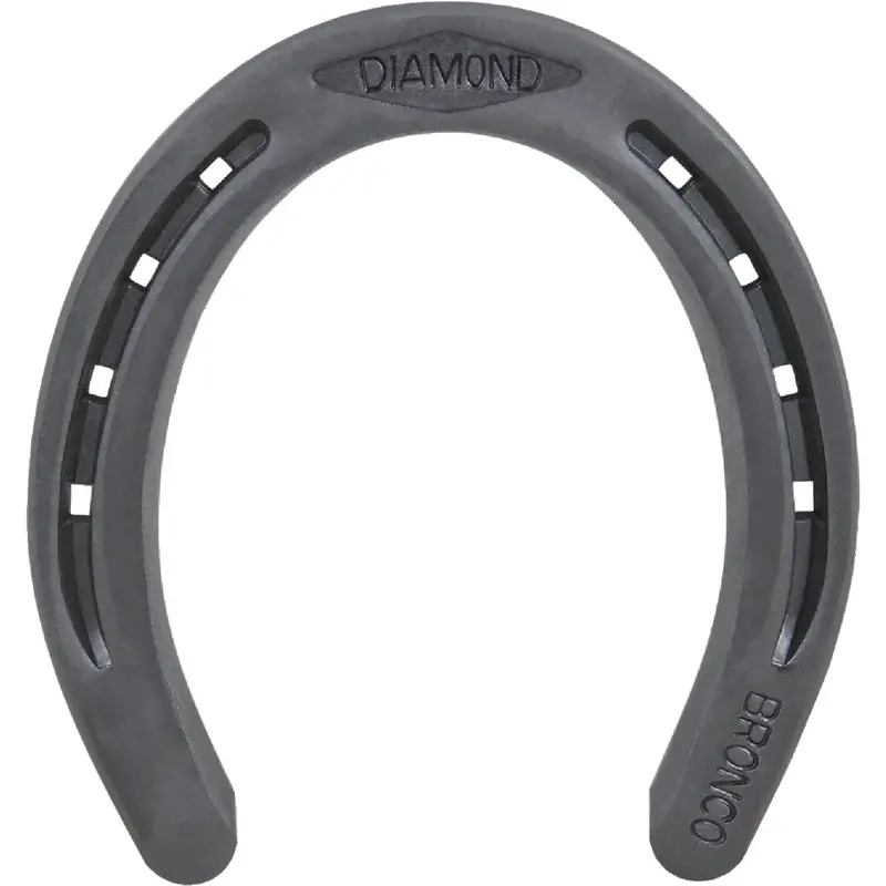 Diamond Plain Bronco Horseshoes – 5-2/5" Front & Hind Pairs (10 Sets) 1