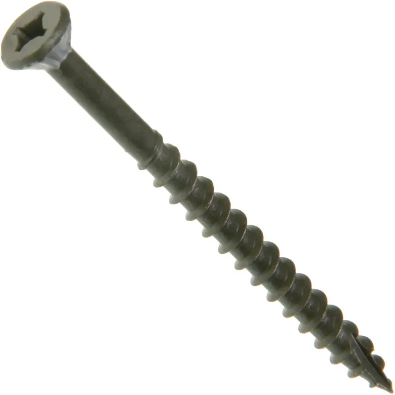 Do It Primeguard Plus Exterior Wood Screws – #10 X 4", Ceramic-Coated, 5-Lb Box 1