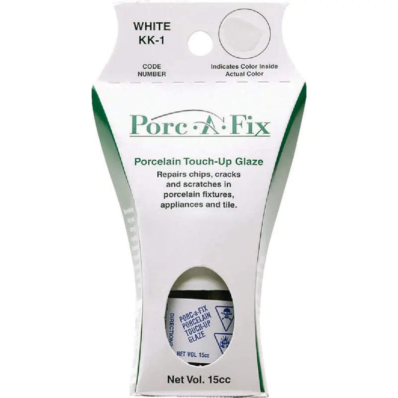Fixture-Fix Porc-A-Fix Touch-Up Paint For Kohler Fixtures – White Porcelain, 15 Cc Tube 1