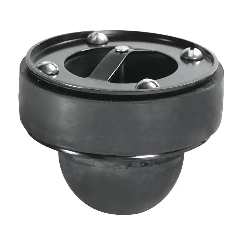 Flood-Guard 4-Inch Rubber Float Check Valve With Gasket Assembly 1