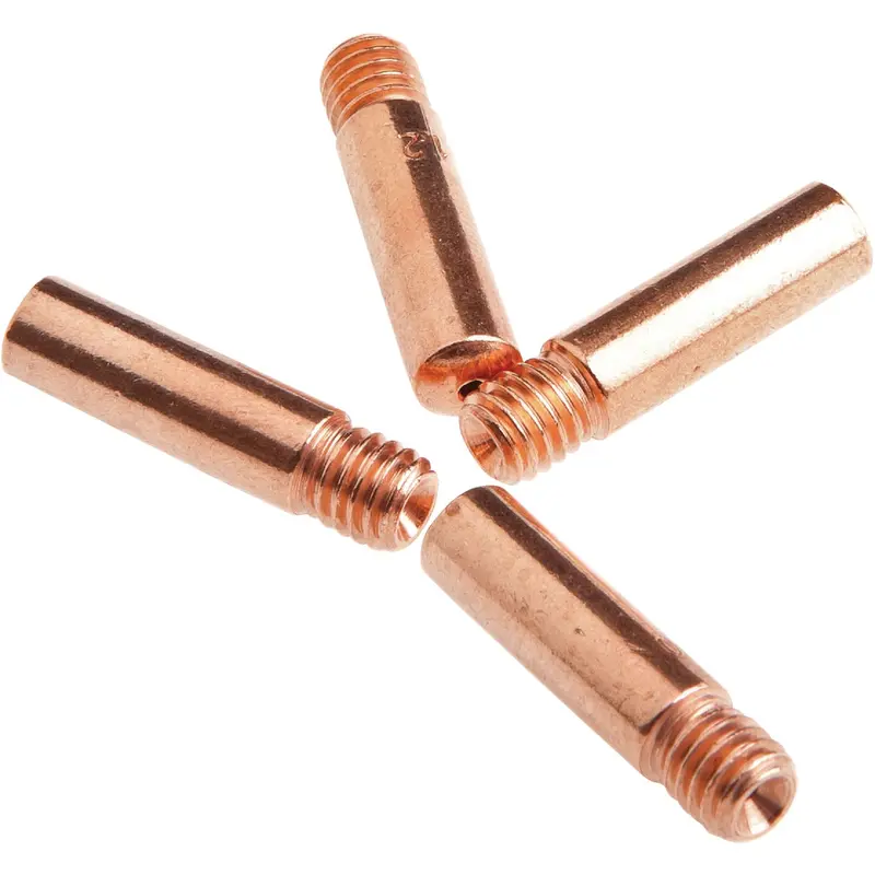Forney Mig Contact Tips – 0.045-Inch Diameter, Tweco & Binzel Compatible (4-Pack) 1