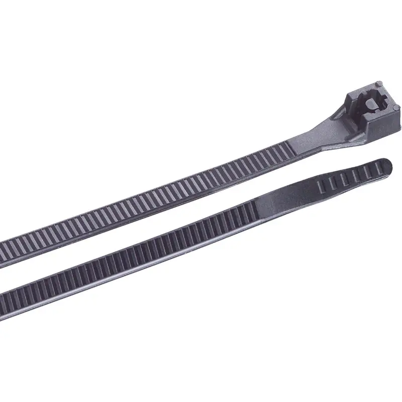 Gardner Bender Uv-Resistant Black Nylon Cable Ties – 6" × 0.13", Pack Of 100 1