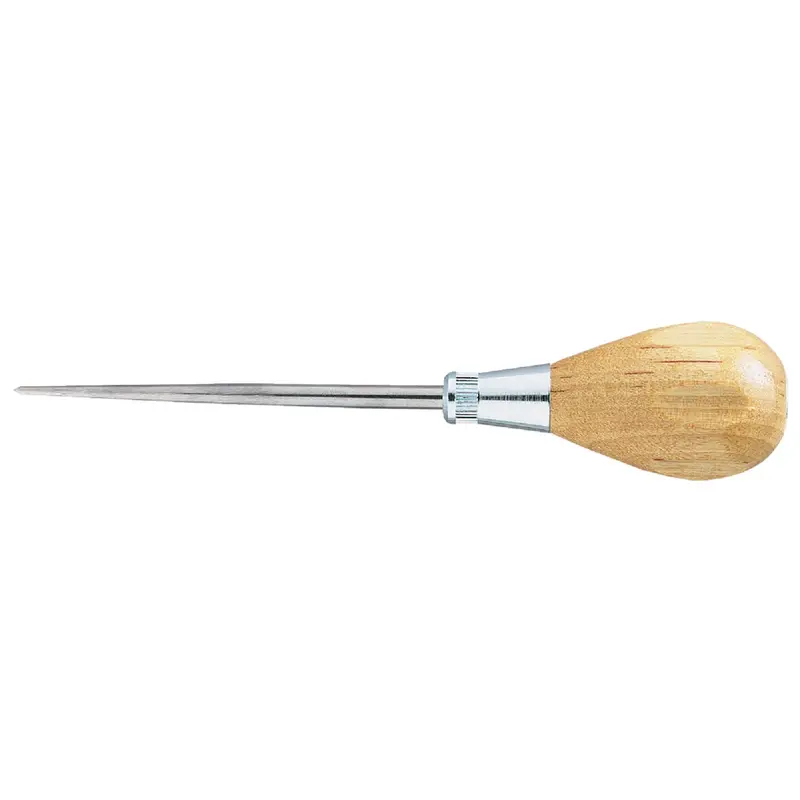 General Tools Contoured Hardwood Scratch Awl – 6-1/2" Precision Marking Tool 1