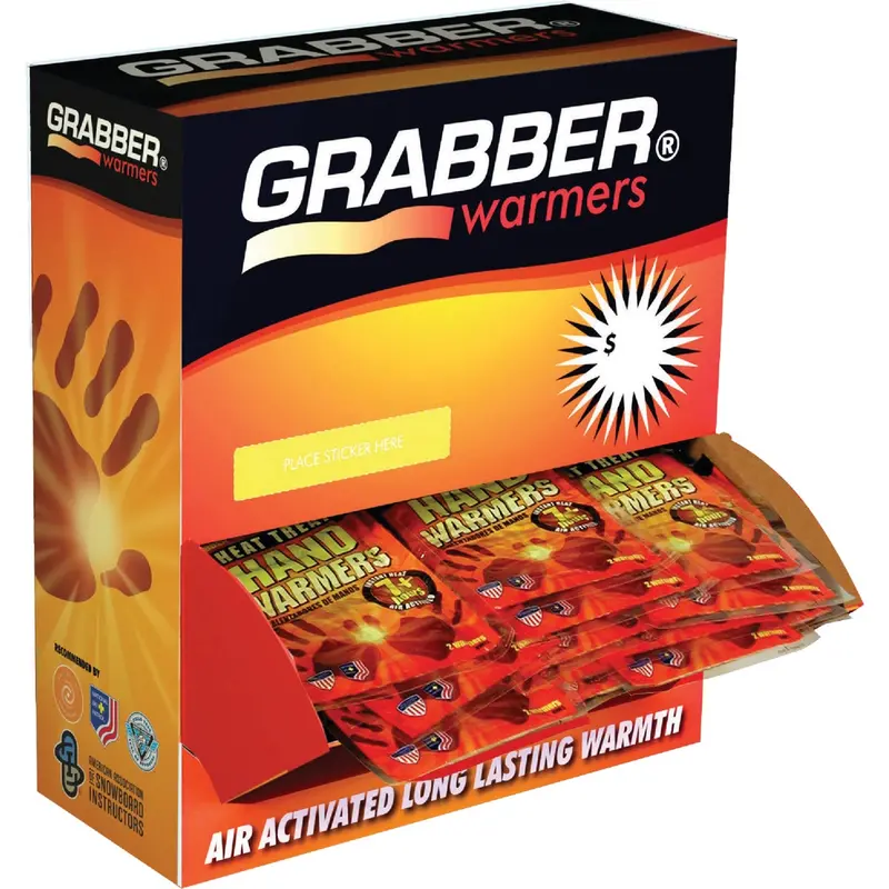 Grabber Single-Use Hand Warmers – Disposable Air-Activated Heat Packs 1