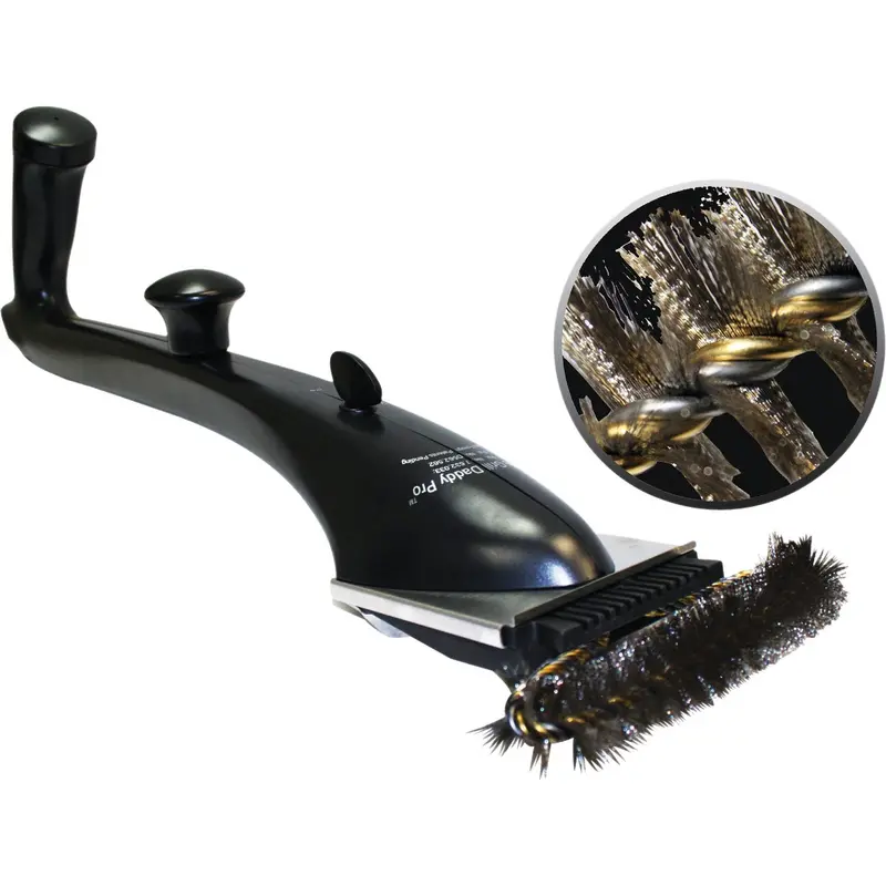 Grill Daddy Safety-Clean Stainless Steel Grill Brush – 22", Steam-Ready Bristles 1
