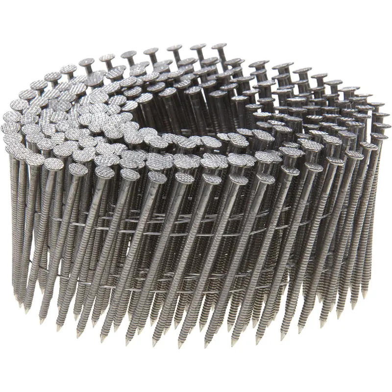 Grip-Rite Primeguard Max Siding Nails – 304 Stainless Steel, 2-3/16" × .090", 15° Coil (1200 Count) 1