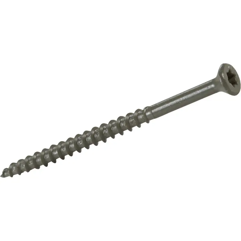 Grip-Rite Primeguard Plus Green Deck Screws – #8 X 1-1/4 In., Star Drive (250 Per Jar) 1