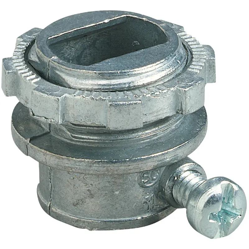 Halex Armored Cable Connector – 3/8" Set Screw Type For Ac/Conduit 1