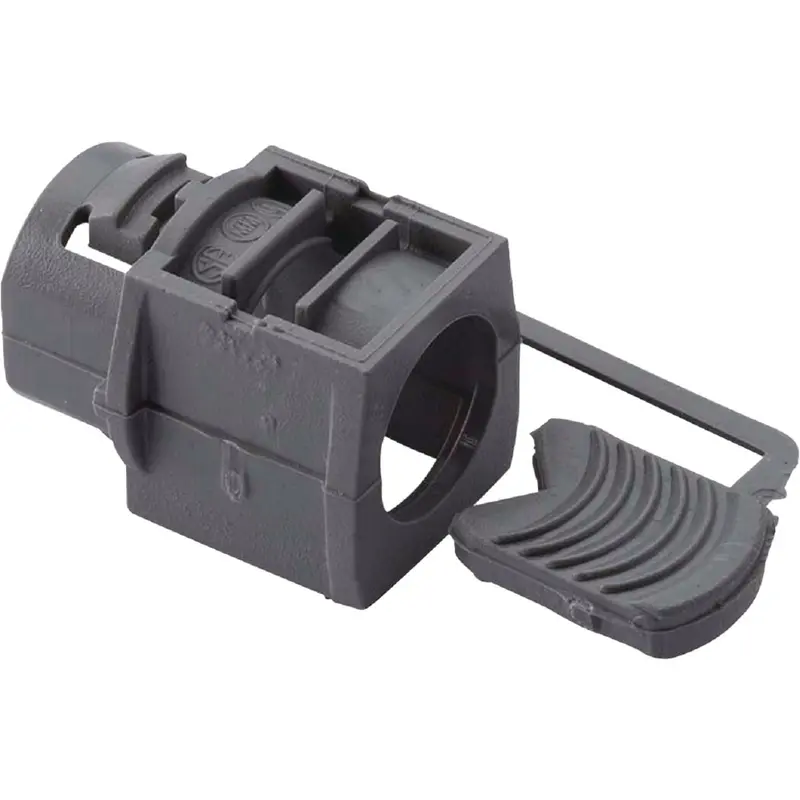 Halex Non-Metallic Flexible Cord Connector – 1/2" Plastic, 5-Pack 1
