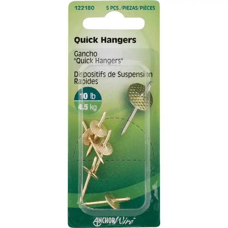 Hillman E-Z Hanger Wire Anchors – 5-Pack, 10 Lb Capacity 1