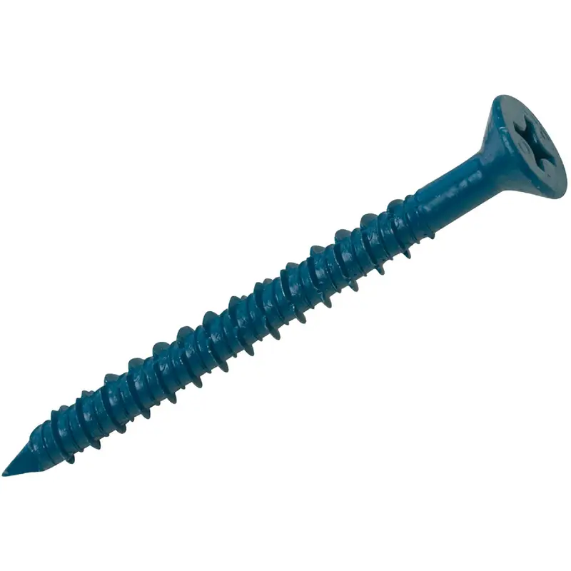 Hillman Flat Concrete Screw Anchors – 1/4" X 2-3/4", 100-Pack 1