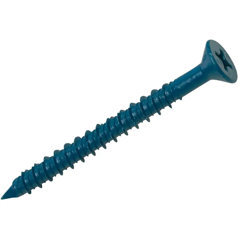 Hillman Flat Concrete Screw Anchors – 3/16" X 3-3/4", 100-Pack 1