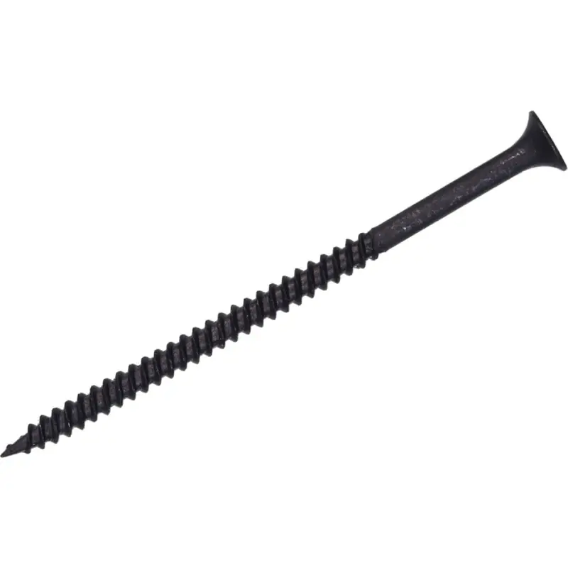 Hillman Phillips Drywall Screws – #6 X 1-1/4", Black Phosphate, 100-Pack 1