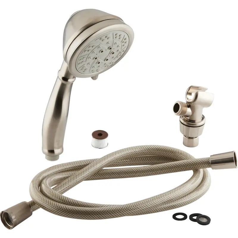 Home Impressions Brushed Nickel Handheld Shower – 5-Spray, 2.0 Gpm 1