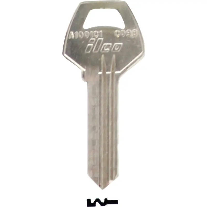 Ilco Co98 Nickel-Plated Residential House Keys – 10-Pack 1