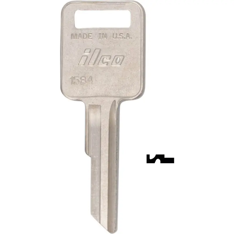 Ilco Freightliner Key Blanks – Heavy-Duty Replacement Keys, 10-Pack 1