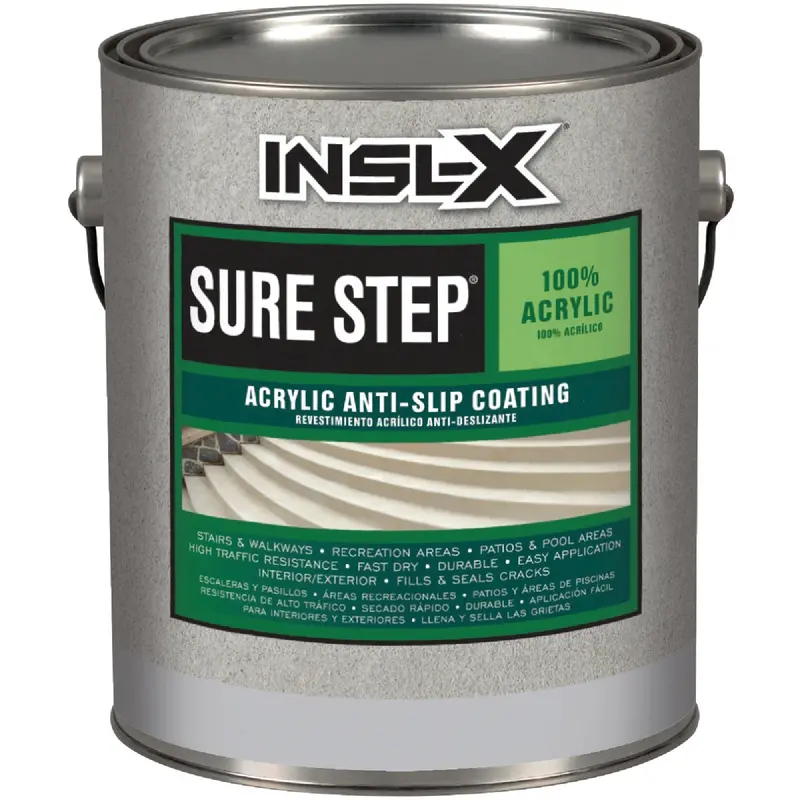Insl-X Sure Step Sand-Textured Skid-Resistant Concrete Paint – 1 Gallon 1