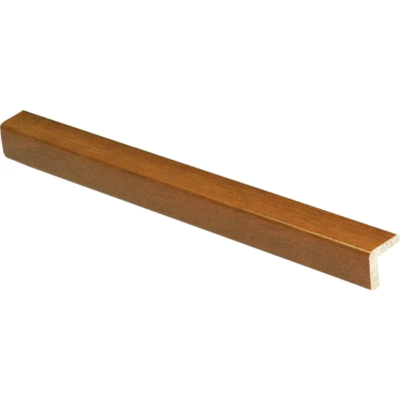 Inteplast Independence Cherry Polystyrene Outside Corner Molding – 15/16" W X 15/16" H X 8 Ft L 1