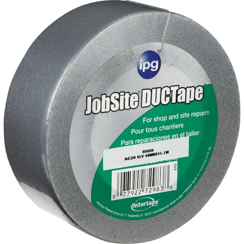 Intertape General Purpose Duct Tape – Silver, 2" X 45 Yd Roll 1