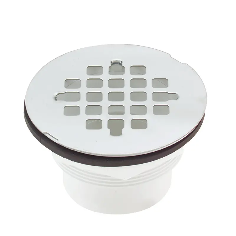 Jones Stephens Pvc Shower Drain – 2-Inch Solvent Weld With Stainless Strainer 1