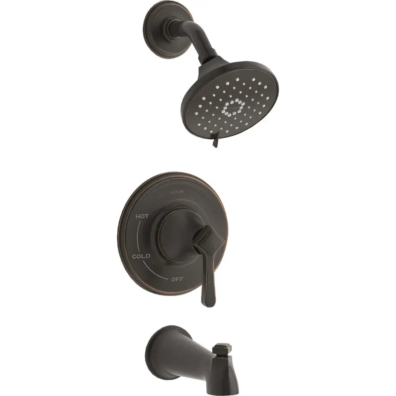Kohler Georgeson Tub & Shower Faucet – Single-Handle, Oil-Rubbed Bronze, Water-Saving 1