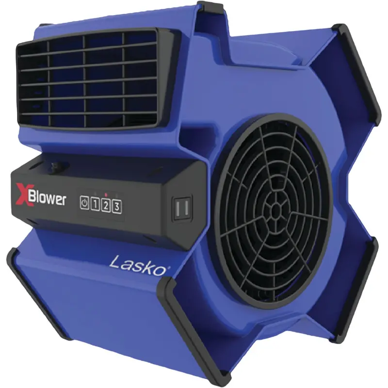 Lasko X-Blower Multi-Position Floor Fan – 3-Speed, Blue Finish 1