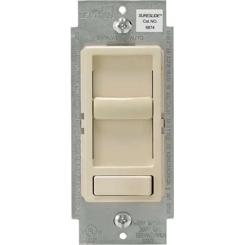 Leviton Decora Almond Dimmer Switch – Compatible With Led, Cfl & Incandescent Bulbs 1