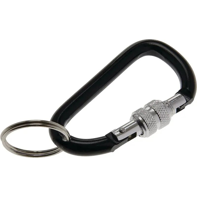 Lucky Line Utilicarry Locking C-Clip Key Ring – Heavy-Duty Stainless Steel Ring 1