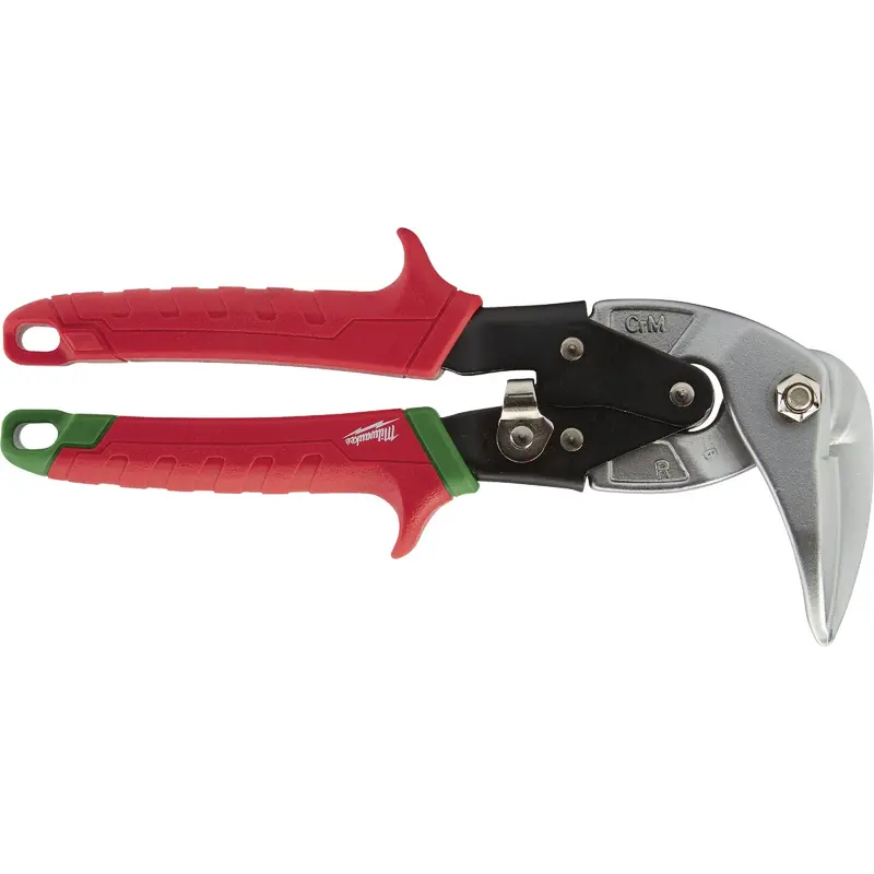 Milwaukee 9-1/2-Inch Upright Right-Angle Aviation Snips – Heavy-Duty Cutting 1