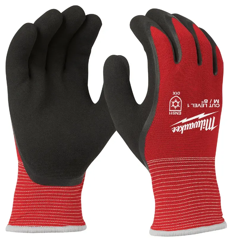 Milwaukee Medium Latex-Coated Cut Level 1 Insulated Work Gloves – Unisex Fit 1