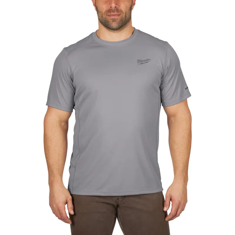 Milwaukee Workskin Men’S Performance Shirt – Gray, Short Sleeve, Size 2Xl 1
